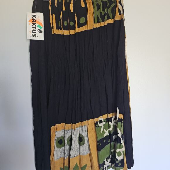 Vintage Large Katkus 100% Rayon Skirt & Top NWT - Picture 7 of 8